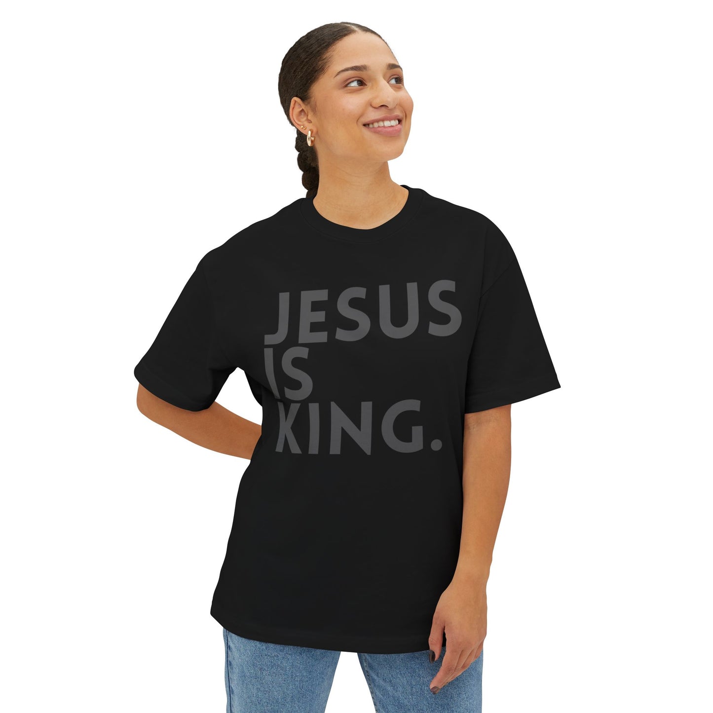 The Monochromatic Jesus is King Unisex Tee