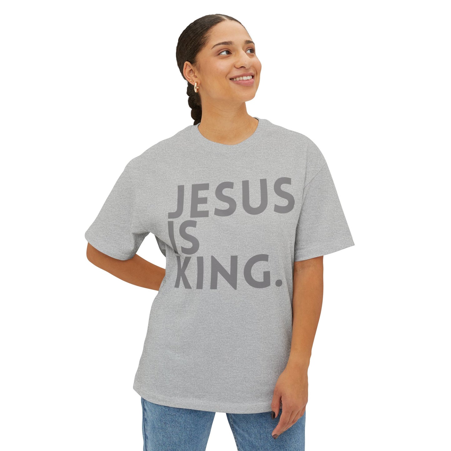 The Monochromatic Jesus is King Unisex Tee